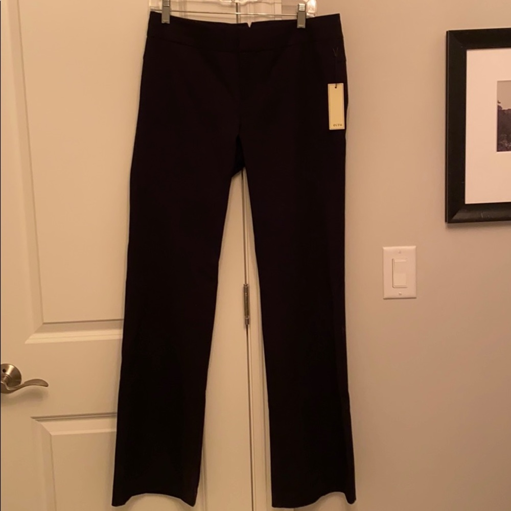 Ecru Black Dress Pants